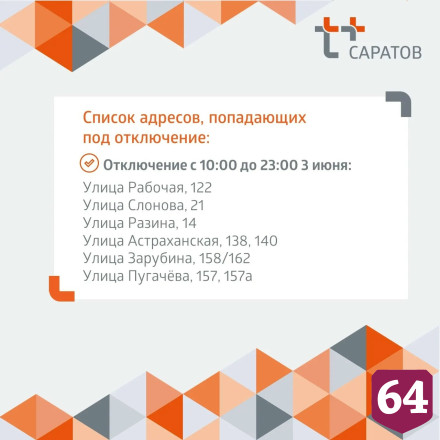 Жители Саратова проведут день без горячей и холодной воды 